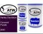 Preview: Harley-Davidson, Concord Purple, 2001: 500ml Lackdose + 500ml Klarlack + 250ml Härter - Set, von ATW Autoteile West.